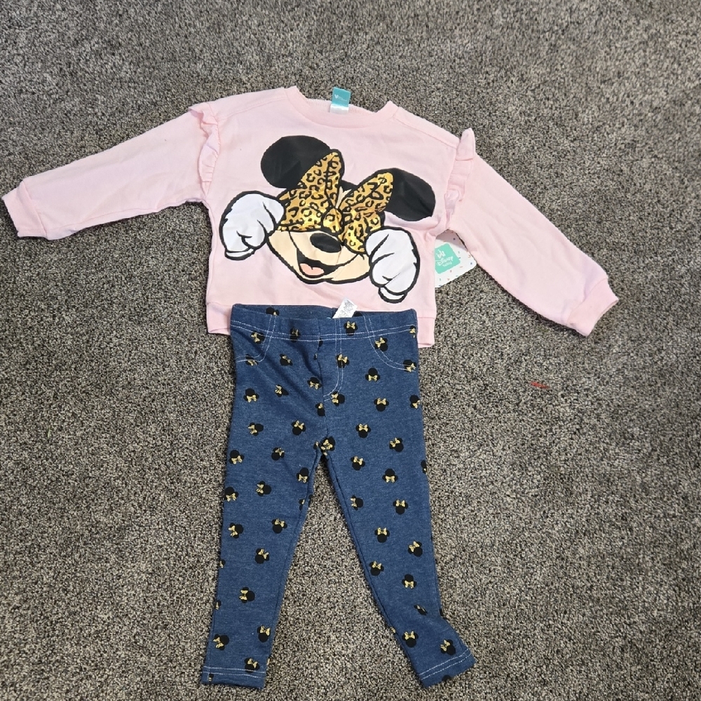 24 MONTH GIRLS MINNIE 2 PIECE OUTFIT